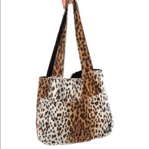 ROXY Reversible Leopard & Black tote